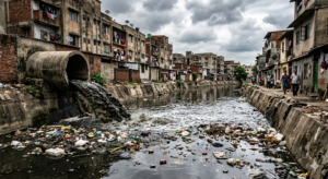 हर दिन हजारों गैलन दूषित पानी नहर में, एनजीटी नियमों की खुलेआम अनदेखी