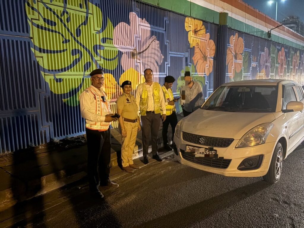 गुरुग्राम की सड़कों पर चला ट्रैफिक पुलिस का हंटर, हजारों वाहन चालक निशाने पर