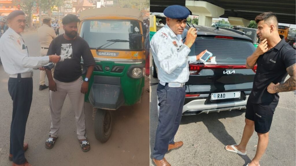 कितने नंबर प्लेट के वाहन हुए इंपाउंड !
