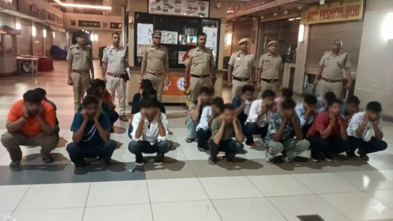गुरुग्राम के इस मॉल में आधी रात पुलिस की रेड… 18 स्पा सेंटरों पर छापा