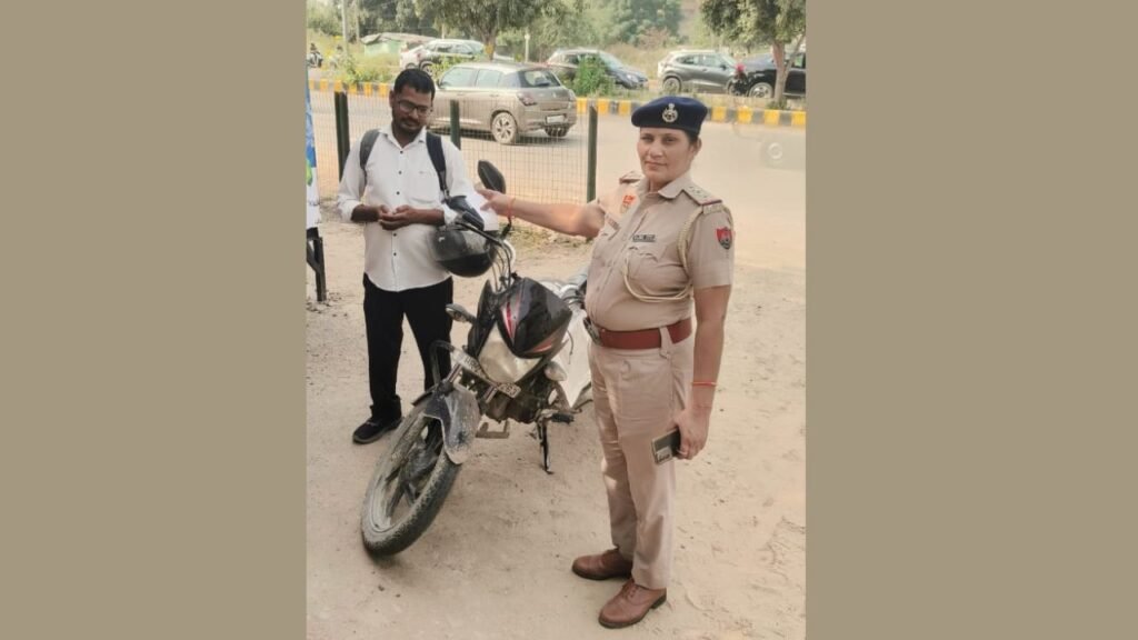 गुरुग्राम में पकड़ी गई लाखों के चालान वाली बाइक! क्या आप भी कर रहे हैं ये गलती?